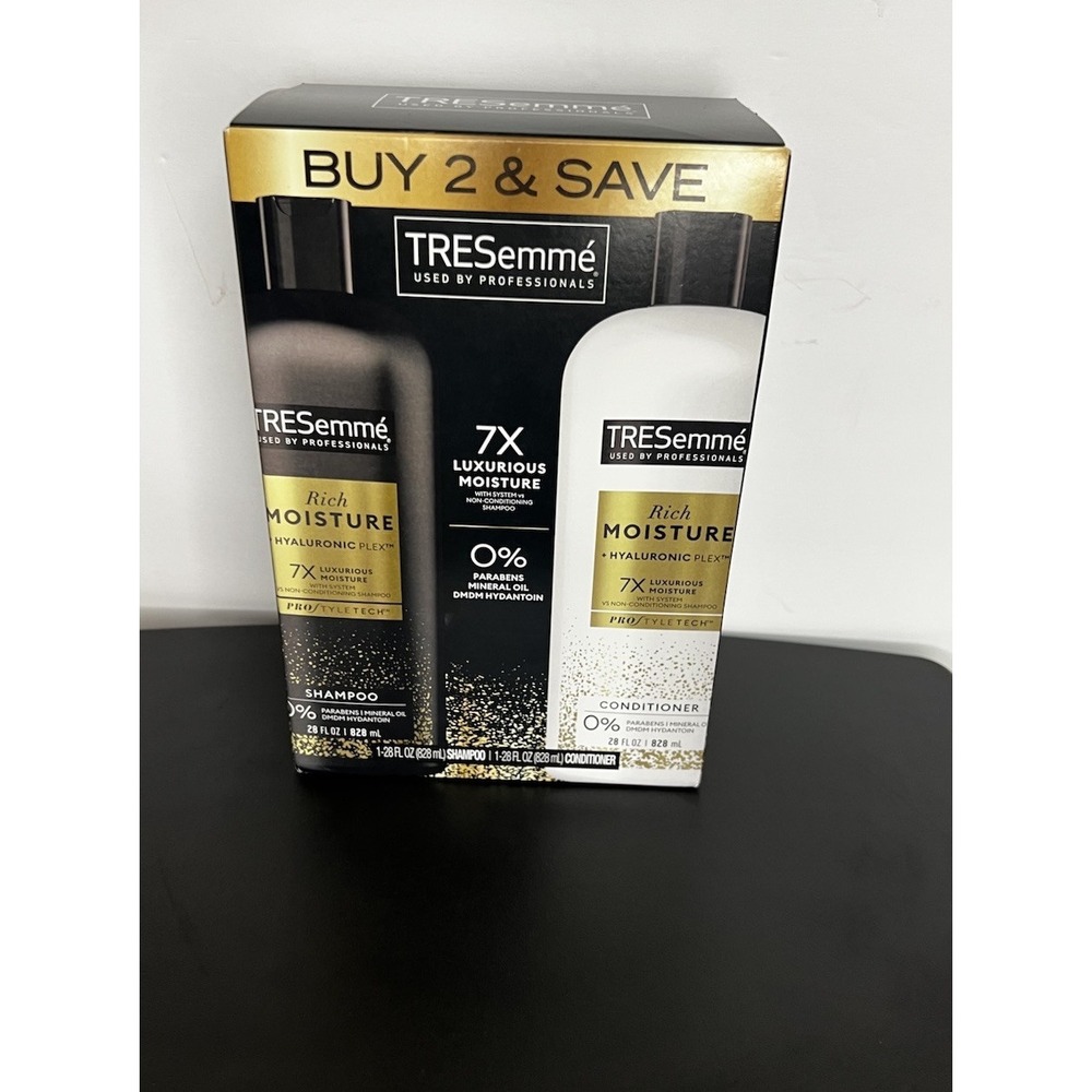 TRESemme Shampoo & Conditioner 28oz Complete Moisture 2 Pack NEW